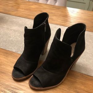 Vince Camuto peep-toe booties